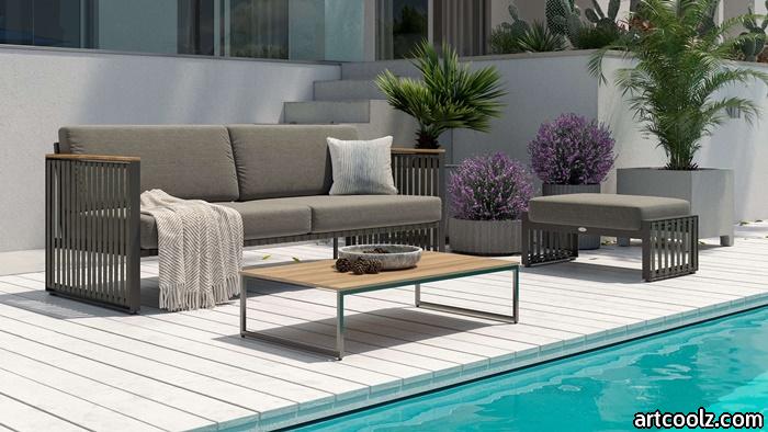 outdoor area outdoor furniture high quality garden furniture garden sofa sofa with gray seat cushions garden design ideas
