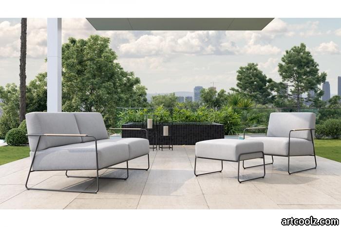 make the outdoor area cozy tips ideas gray outdoor furniture upholstered furniture with gray pillows