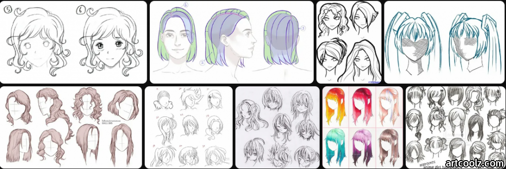 How To Draw Anime Bangs