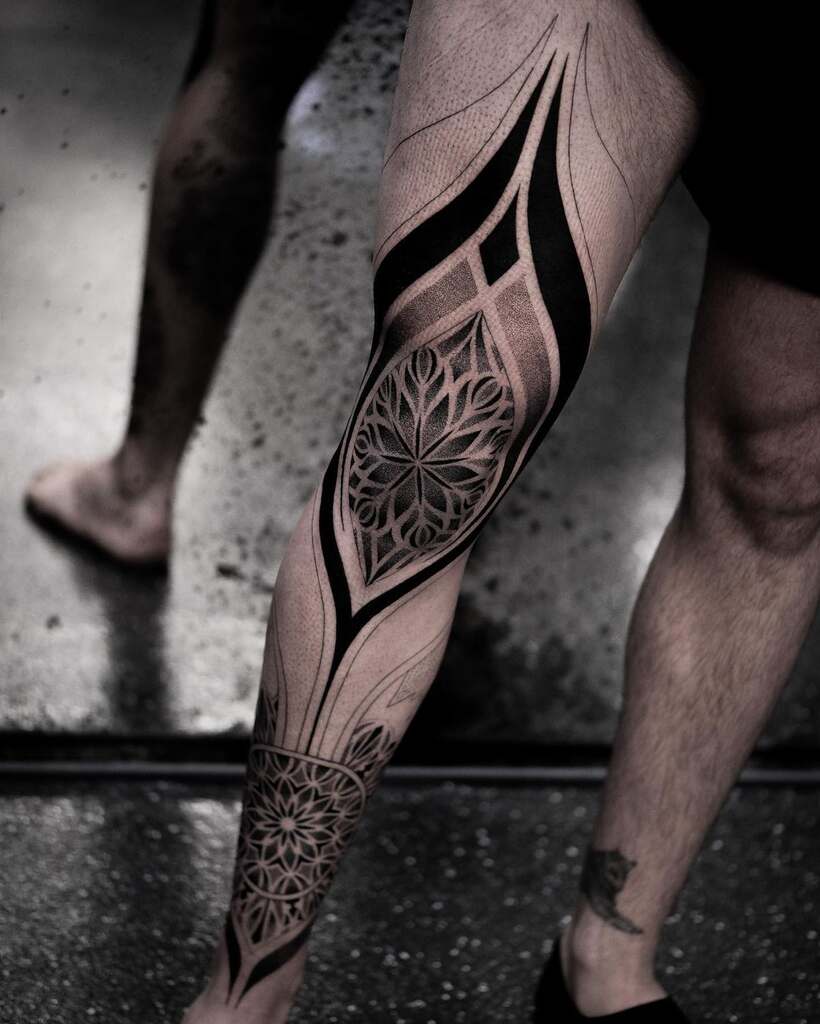 sleeve sacred tattoo design