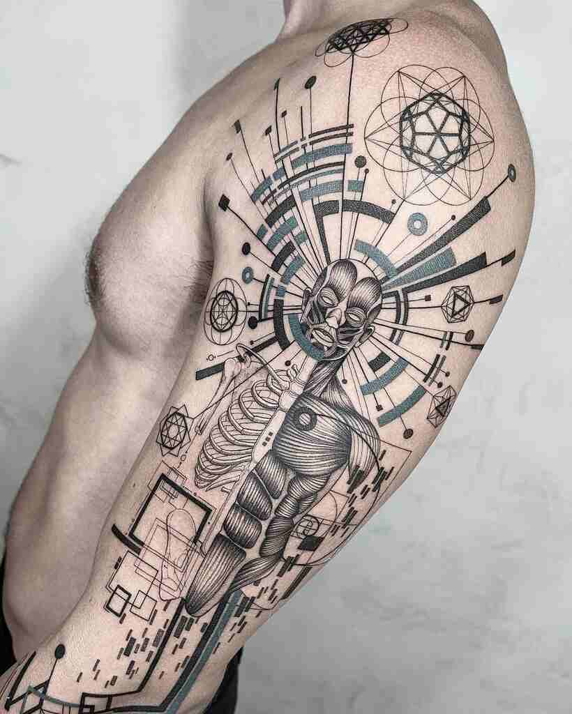 sacred geometry tattoo design example